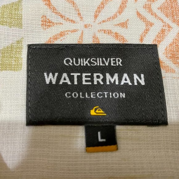 *NOT FOR SALE/SOLD* Quicksilver Button Down Short Sleeve Shirt (Sz L) - Picture 3 of 4